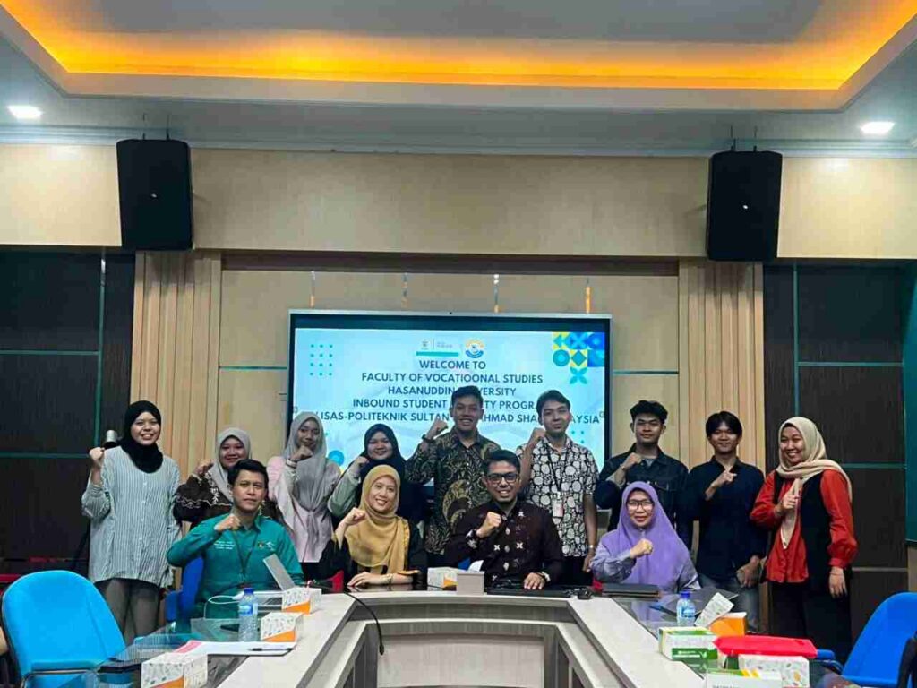 Fakultas Vokasi UNHAS Sambut Mahasiswa POLISAS Malaysia dalam Program Inbound Student Mobility